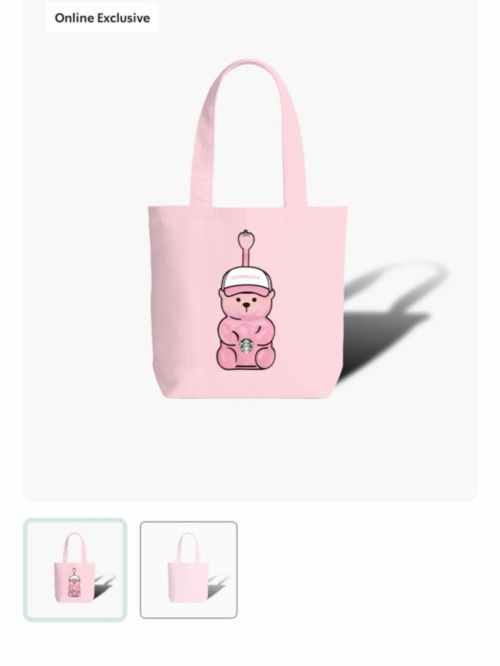 Starbucks Pink Bearista Tote bag
